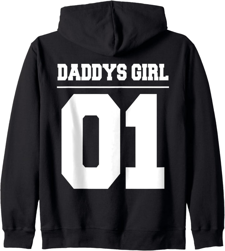 Daddys Girl 01 Vater und Tochter Partnerlook Kapuzenjacke