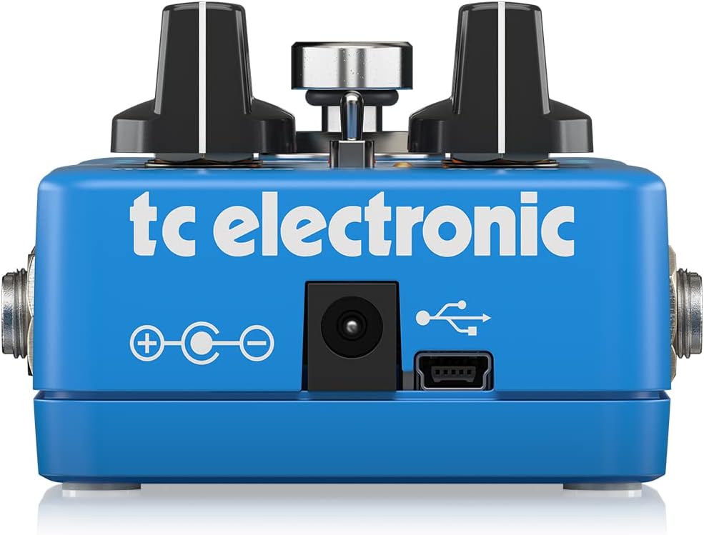 TC Electronic FLASHBACK 2 DELAY Legendäres Delay-Pedal mit bahnbrechendem MASH-Fussschalter, Kristal