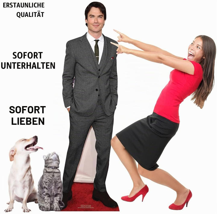 Star Cutouts Pappaufsteller von Ian Somerhalder, Somerhalder