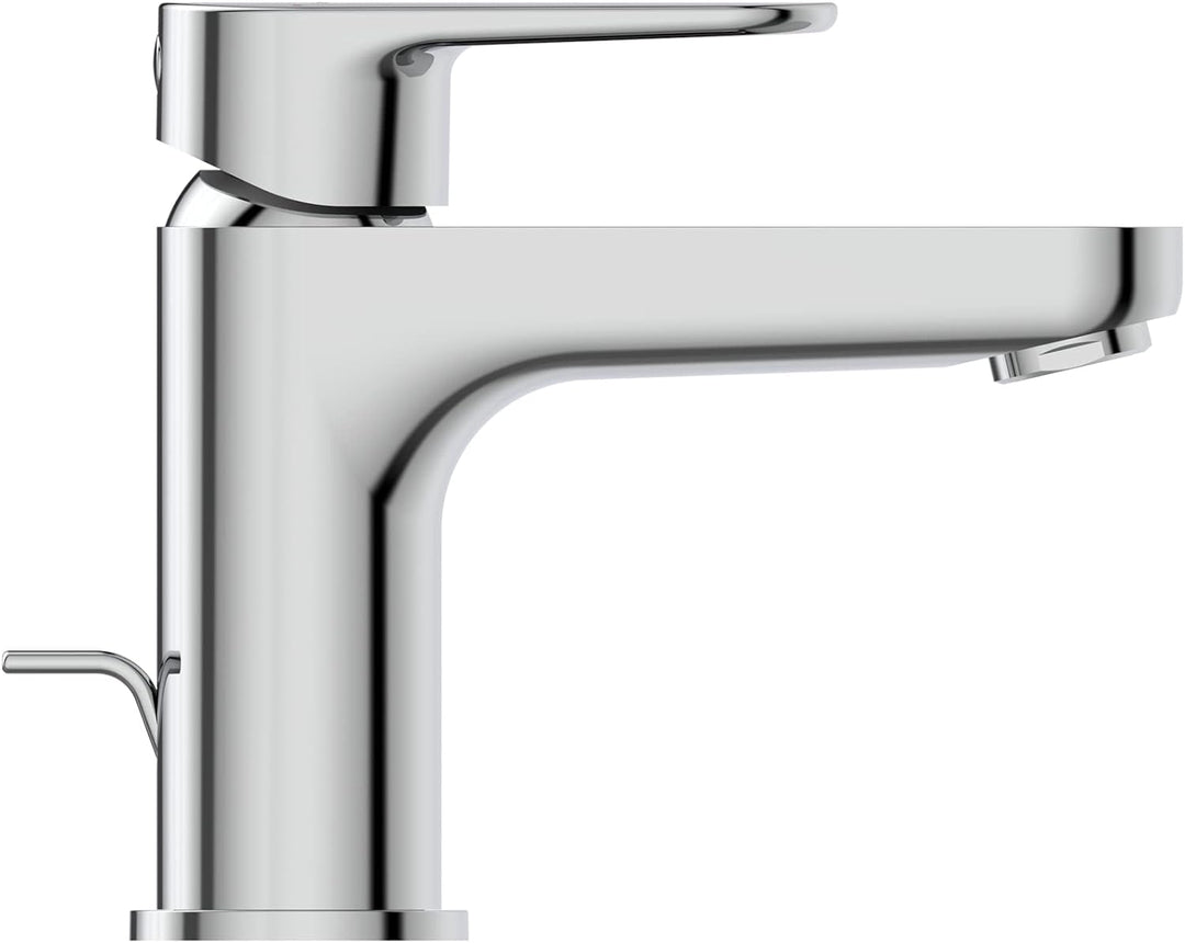 Ideal Standard BC698AA Cerafine O Waschtischarmatur mit Zugknopf-Ablaufgarnitur