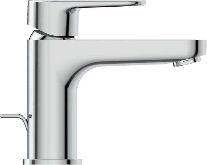 Ideal Standard BC698AA Cerafine O Waschtischarmatur mit Zugknopf-Ablaufgarnitur