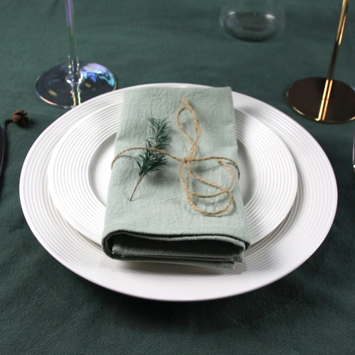 Einfarbige Cloth Servietten aus Geschirrtuch, 12er-Set (16,9 x 16,9 Zoll), Wiederverwendbare Küchent