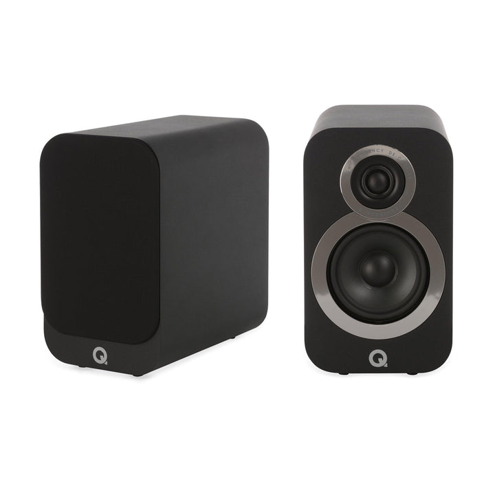 Q Acoustics Q 3010i Regaldiffusoren (Paar), schwarz, Schwarz