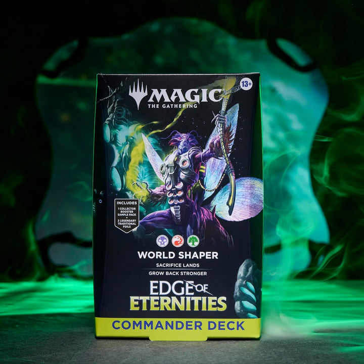 Magic: The Gathering Am Rande der Ewigkeiten Commander-Deck – Weltenformer (Deck mit 100 Karten, Sam