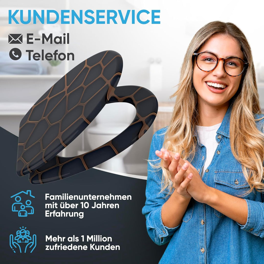 Sanilo WC Sitz mit Absenkautomatik, viele neue Toilettendeckel zur Auswahl, hochwertige Oberfläche,