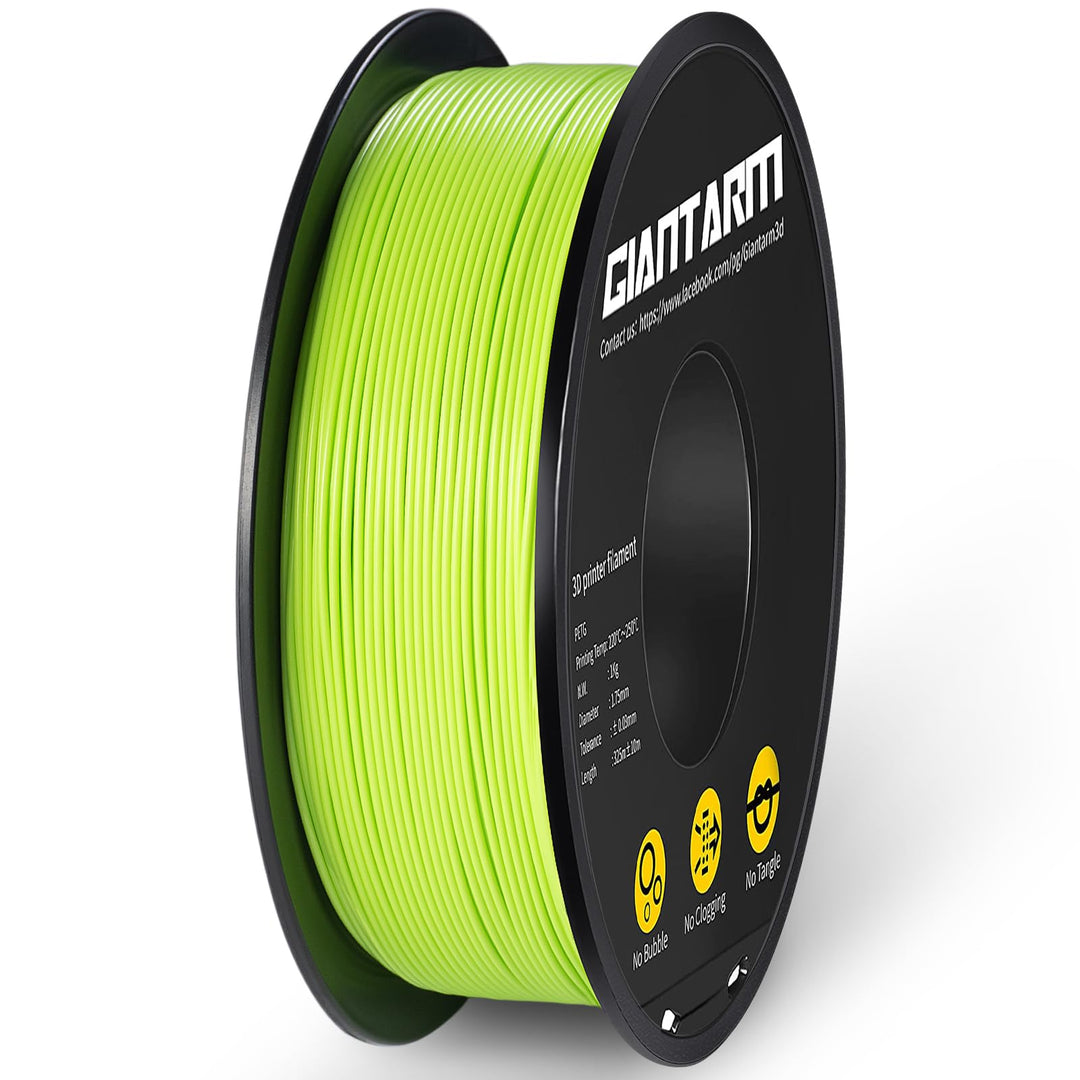 PLA Filament 1.75mm, GIANTARM 3D Drucker Filament PLA Apfelgrün 1kg Spool 1KG-PLA-Apfelgrün PLA, 1KG