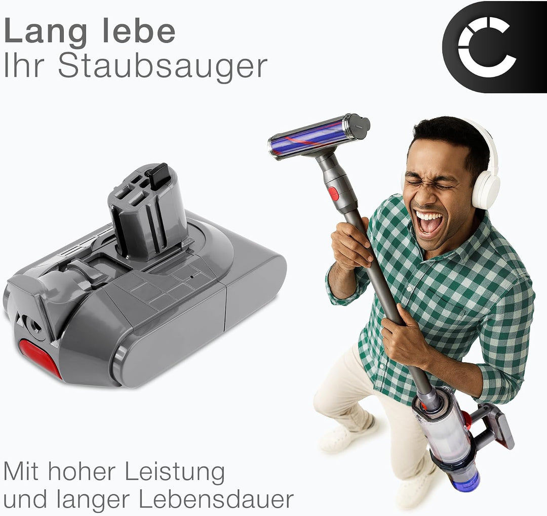 CELLONIC 1x Akku kompatibel mit Dyson Digital Slim Fluffy Extra