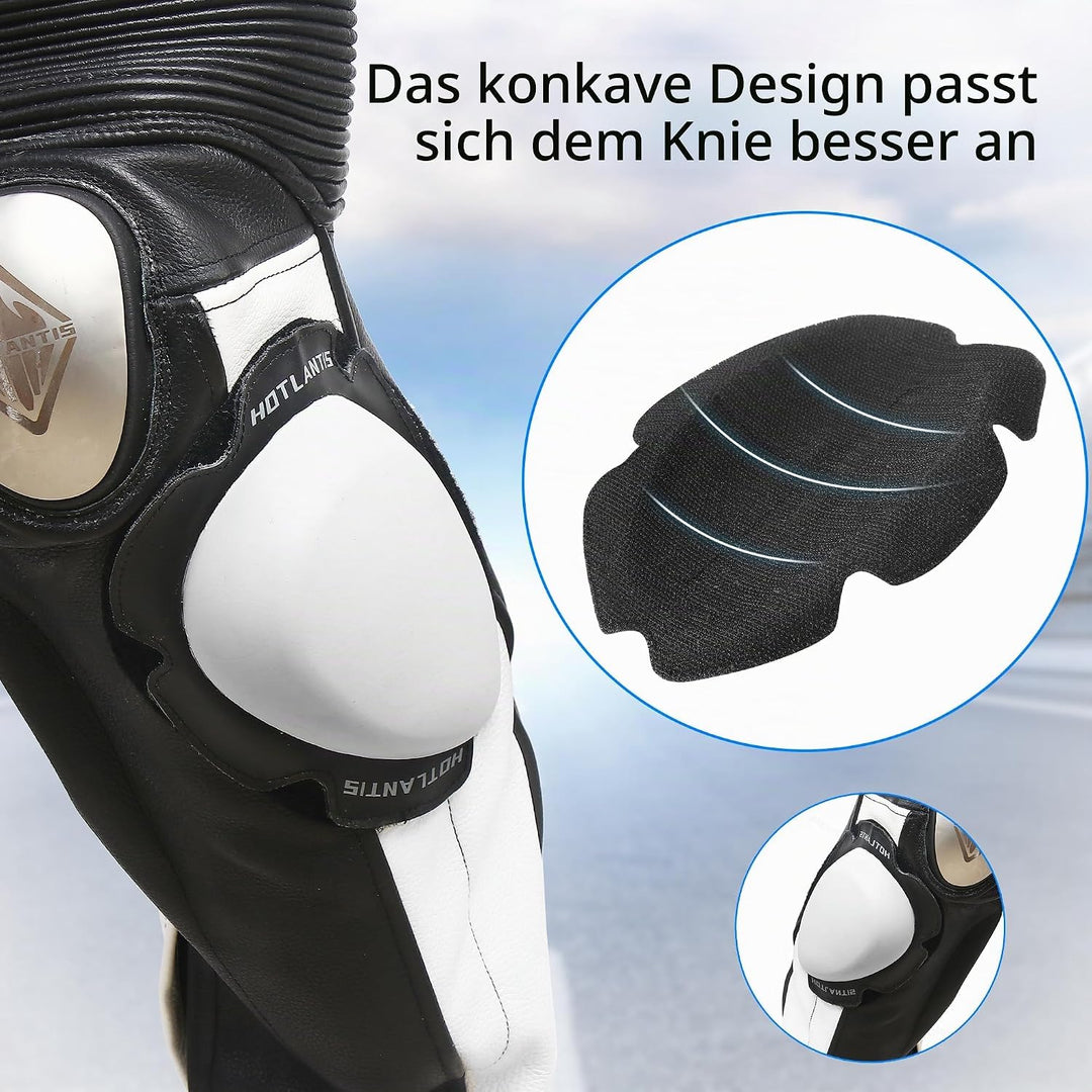 HOTLANTIS Universal Knieschleifer Motorrad Knee Slider für Motorrad Racing