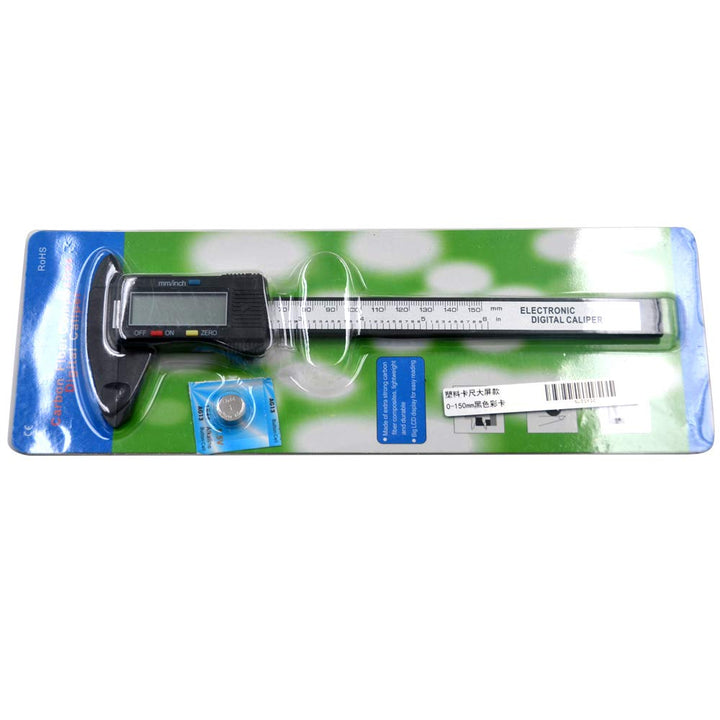 Messschieber mit grossem LCD-Bildschirm, automatische Abschaltung, 0-150 mm, ±0,2 mm genau, Kunststo