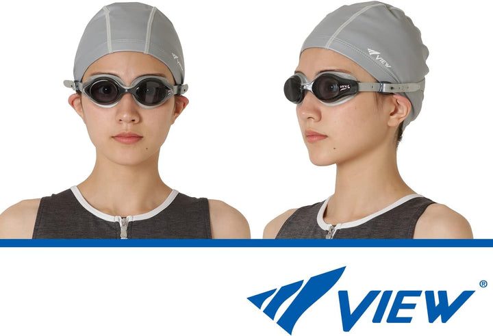 View Swimming Gear V-820ASA Selene SWIPE Schwimmbrille, beschlagfrei, Schwarz