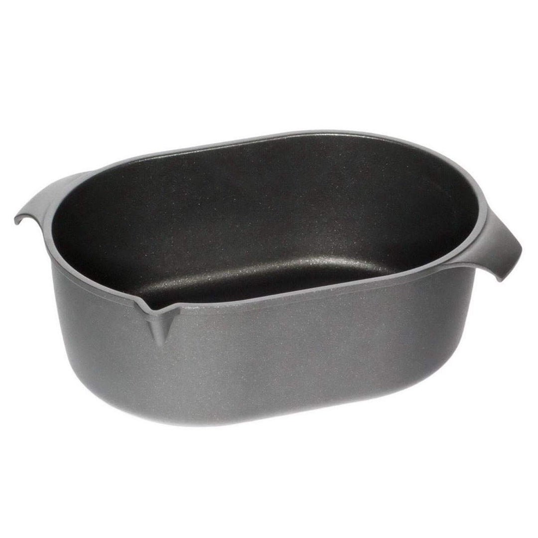 Guss Bräter Natural, Induktion, 33 x 22 x 13 cm - Hochwertige Profi Guss Bräter von AMT 32 x 22 cm,