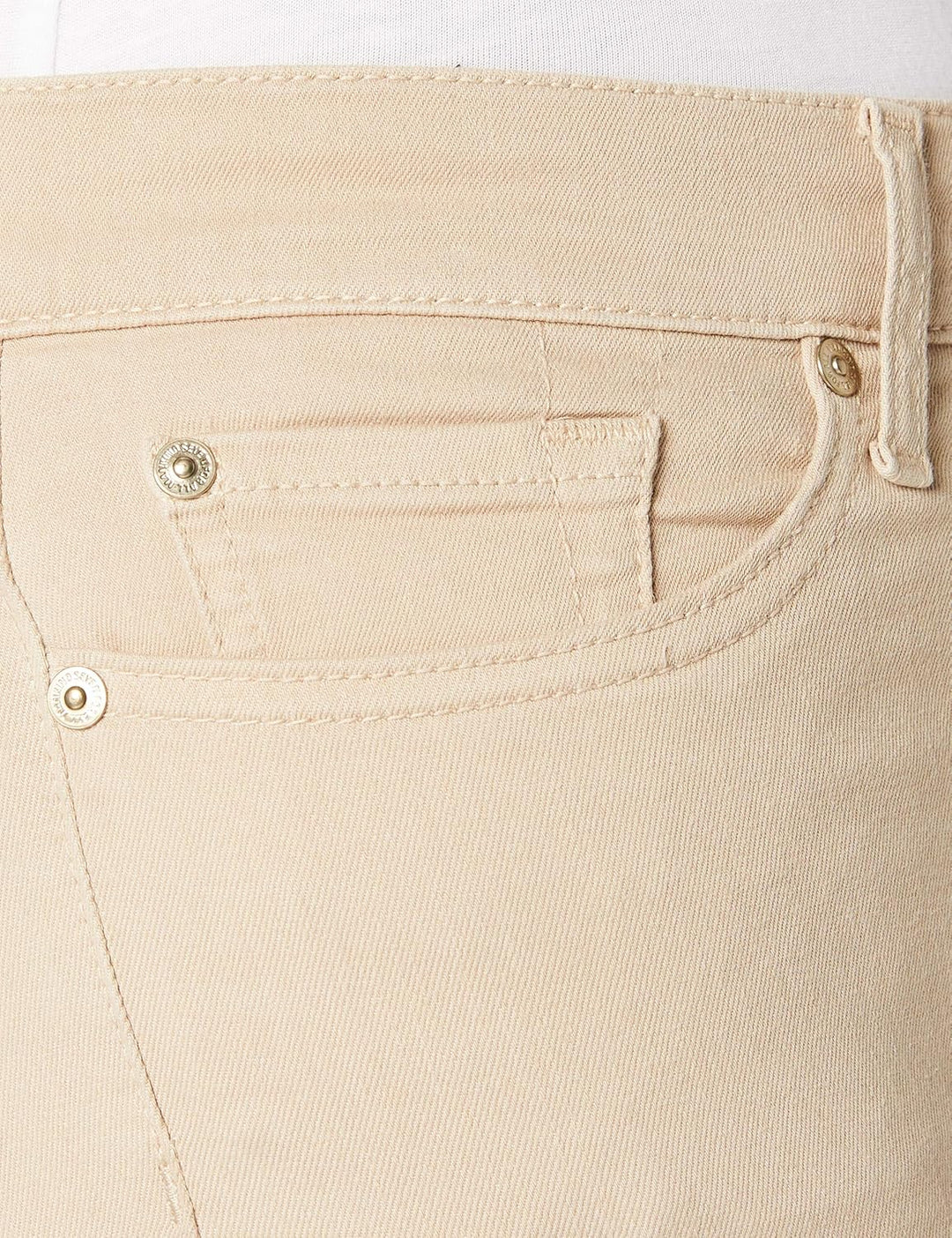 7 For All Mankind Damen Roxanne Ankle Casual Pants 23 Beige, 23 Beige