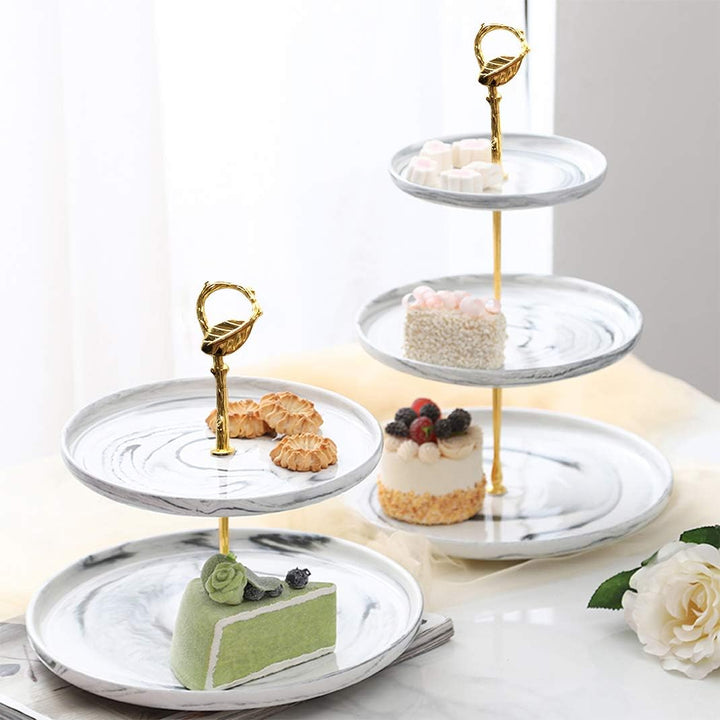 iSuperb 5 Sätze 3 Stufige Cupcake Ständer Hardware Griffe, Vintage Tablettständer Mittelhalter mit S