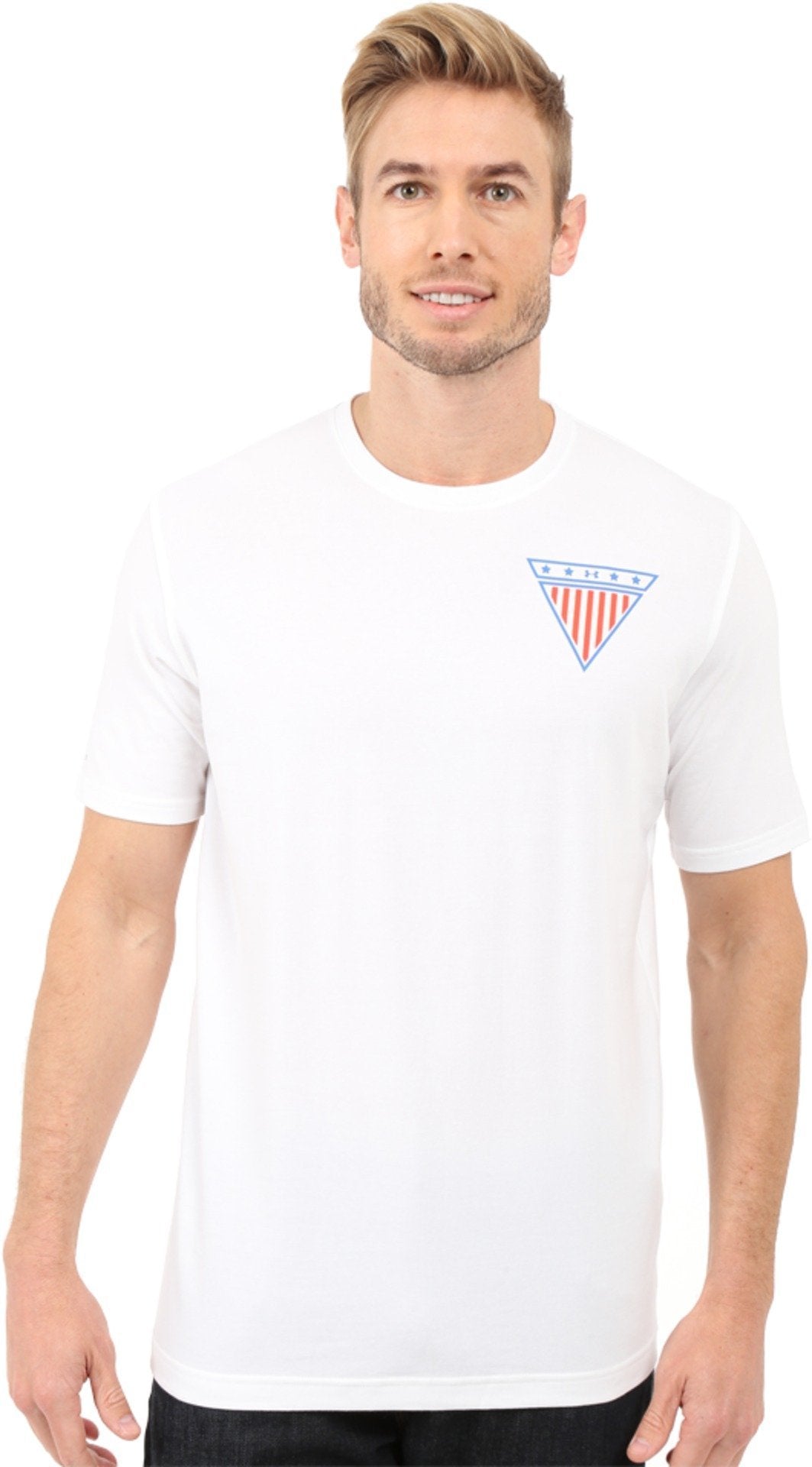 Under Armour Herren WWP Proud T-Shirt L Weiss/Rocket Red, L Weiss/Rocket Red