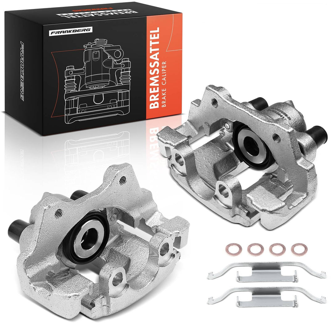 Frankberg 2x Bremssattel Bremszange Hinten Links Rechts Kompatibel mit 3er E46 2.5L 1998-2000 3er Ca