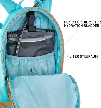 EVOC JOYRIDE 4 Kinderrucksack leichter Performance-Rucksack für Ausflüge & Outdoor Sport-Aktivitäten