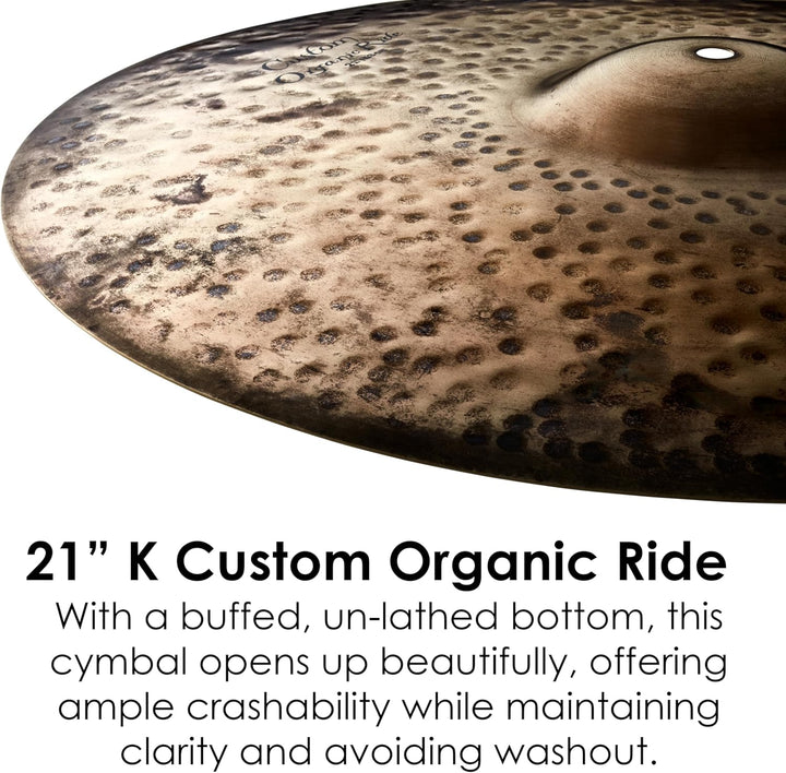 Zildjian K Custom Series - 21" Organic Ride Cymbal 21 Zoll Organic Ride, 21 Zoll Organic Ride