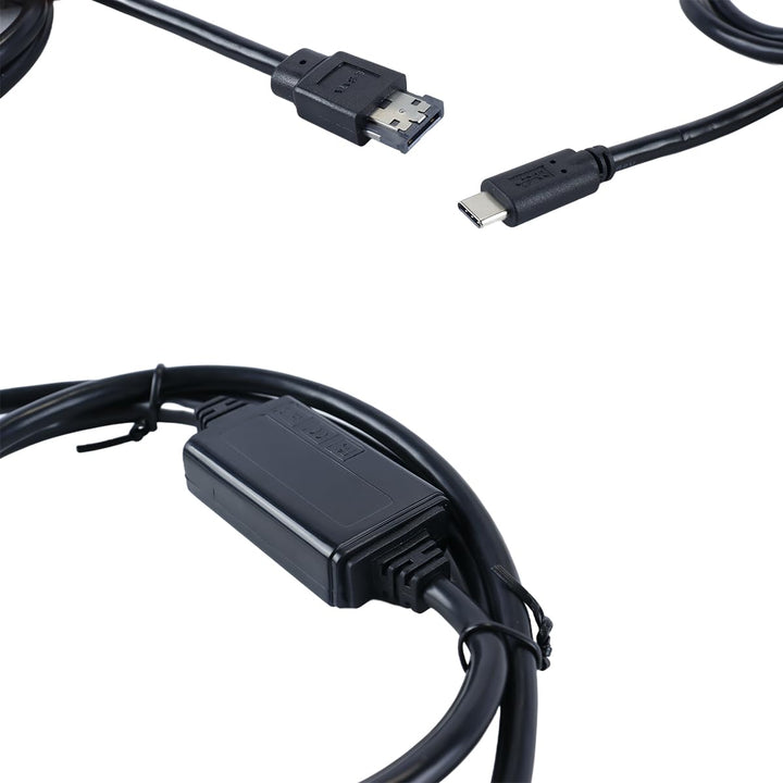 Ausi USB Typ C Stecker Host zu ESATA ESATAp HDD Kabel für Laptop PC