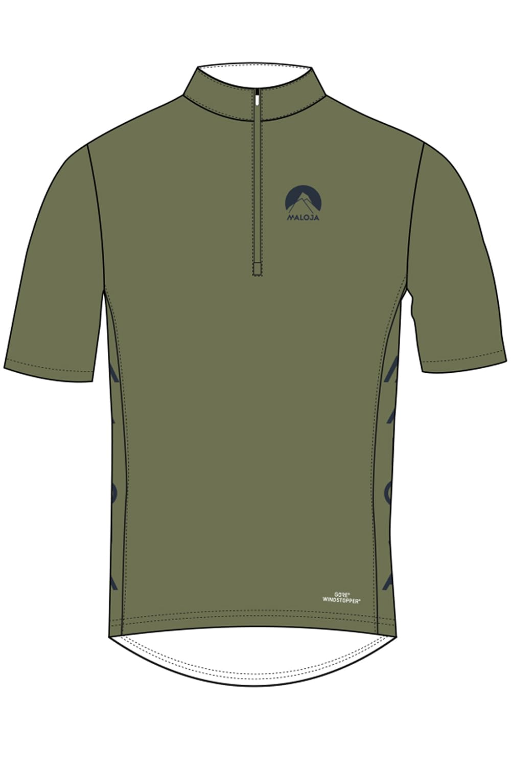 Maloja Herren Trikot lagalbm ws 1/2, XXL M Grün (Bamboo), M Grün (Bamboo)