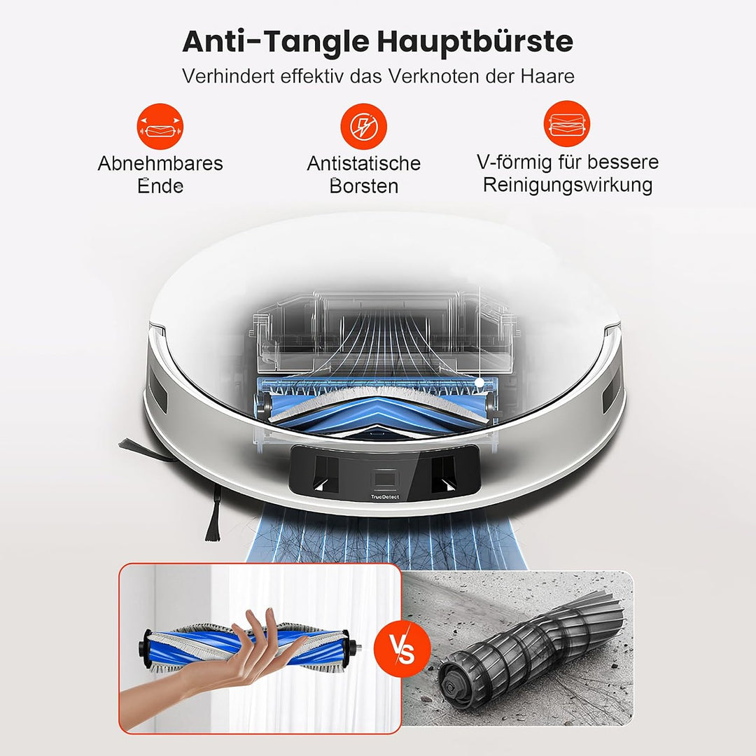 20 Stück Zubehör für Ecovac Deebot T30 / T30 Pro Omni Saugroboter, 1 Hauptbürste 6 Staubbeutel 4 Wis