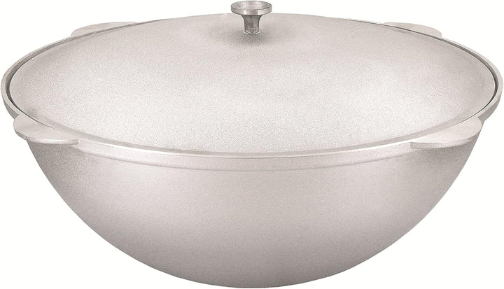 Kazan Asien Topf Tatarskij mit Deckel Kasan WOK 15 L Aluguss