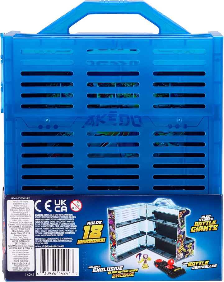 Akedo 14241 Ultimate Arcade Warriors Collector Case Mini Battling Action Figures Ready, Fight, Split