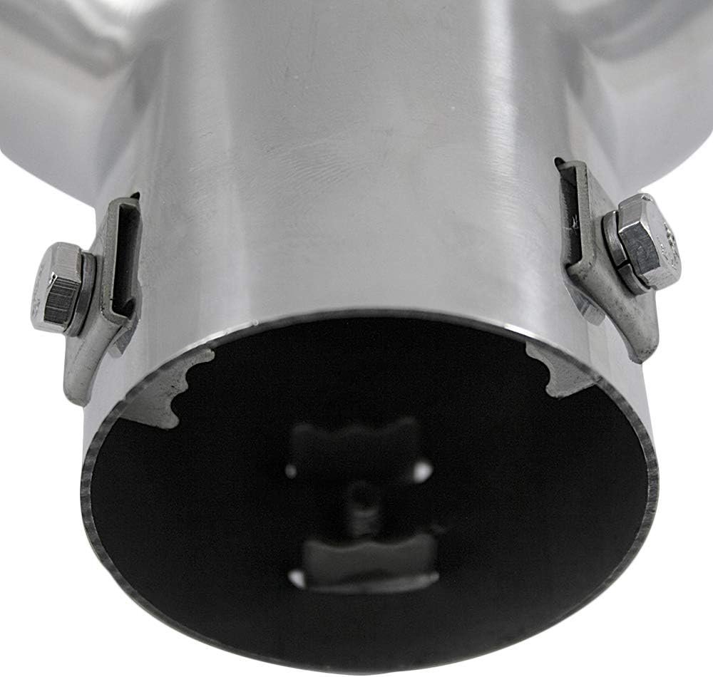 Auspuffblende, Endrohr für Auto, Endrohr / Endrohr / Endschalldämpfer, Edelstahl, Ø 56 mm, Chrom, un
