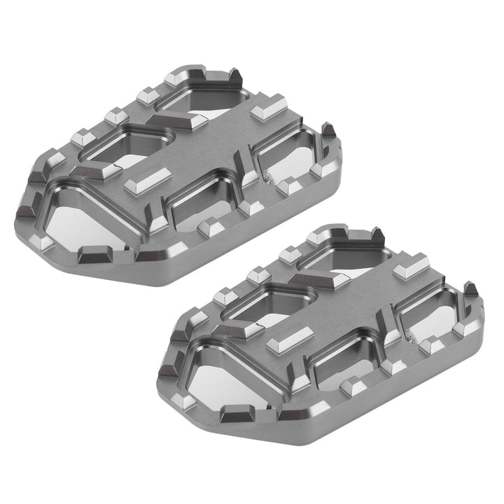 KIMISS Motorradpedal, 1 Paar Motorrad-Sicherheitsfussstütze CNC-Fussplatten aus Aluminiumlegierung P