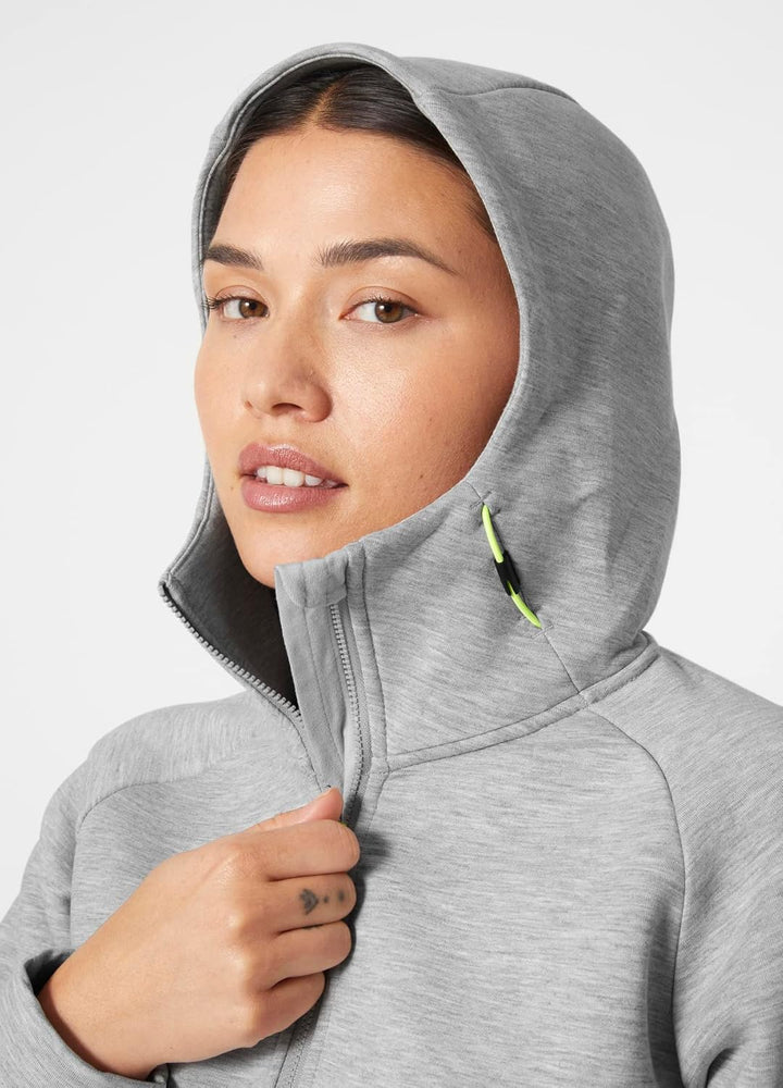 Helly Hansen Damen Hydropower Ocean Full-Zip Jacke 2.0 Jacke (1er Pack), Grey Melange
