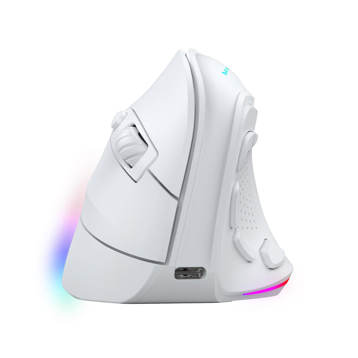 Mars Gaming MM-SK, Kabellose Vertikale Gaming-Maus, Ergonomisches, RGB Chroma-Beleuchtung, Pixart 84