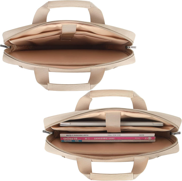DOMISO Laptoptasche 15-15,6 Zoll Wasserdicht Laptop Tasche Aktentasche Schultertasche Notebooktasche