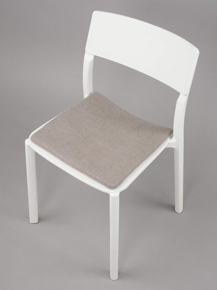 myfelt Flache Filz Sitzauflage, Filz Stuhlauflage - Luis - quadratisch, 36x36 cm, Grau, Grau