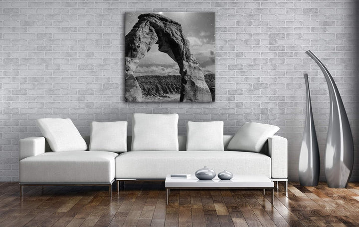 deyoli Grand Canyon Format: 70x70 Effekt: Schwarz&Weiss als Leinwandbild, Motiv fertig gerahmt auf E