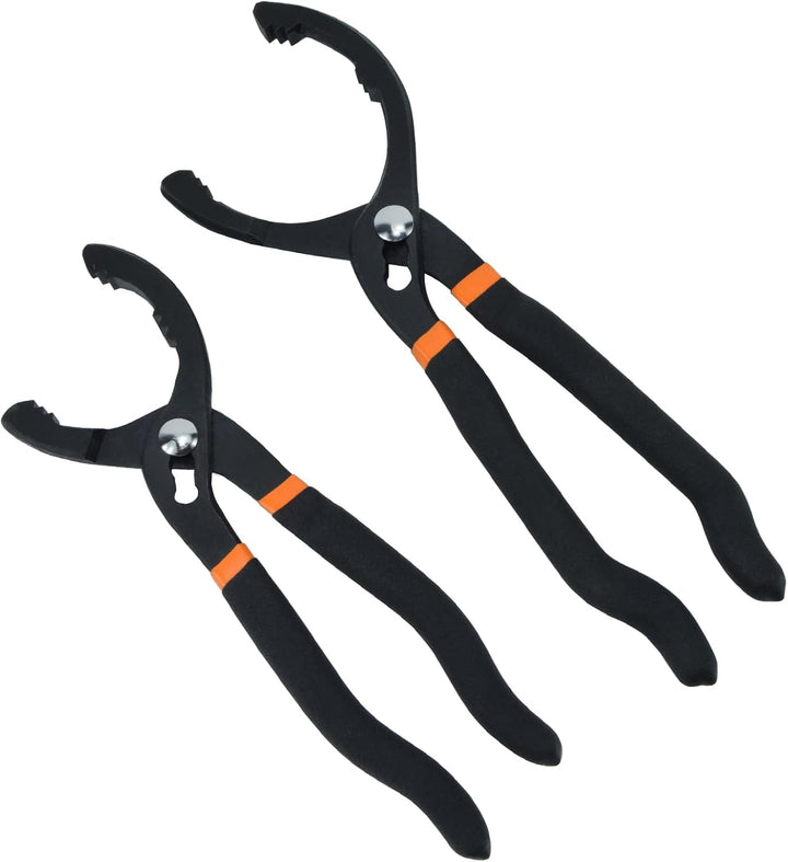 2 Stück 25,4 cm 30,5 cm Verstellbarer Ölfilterschlüssel, Ölfilterzange, Ölfilterentfernungswerkzeug