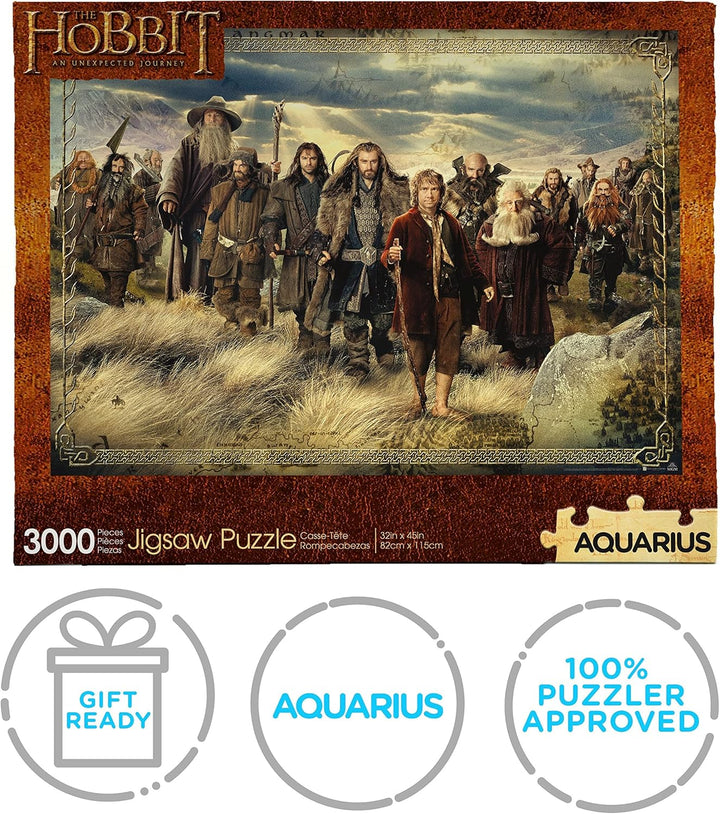 Aquarius The Hobbit Puzzle (3000 Piece Jigsaw Puzzle) - Glare Free - Precision Fit - Virtually No Pu