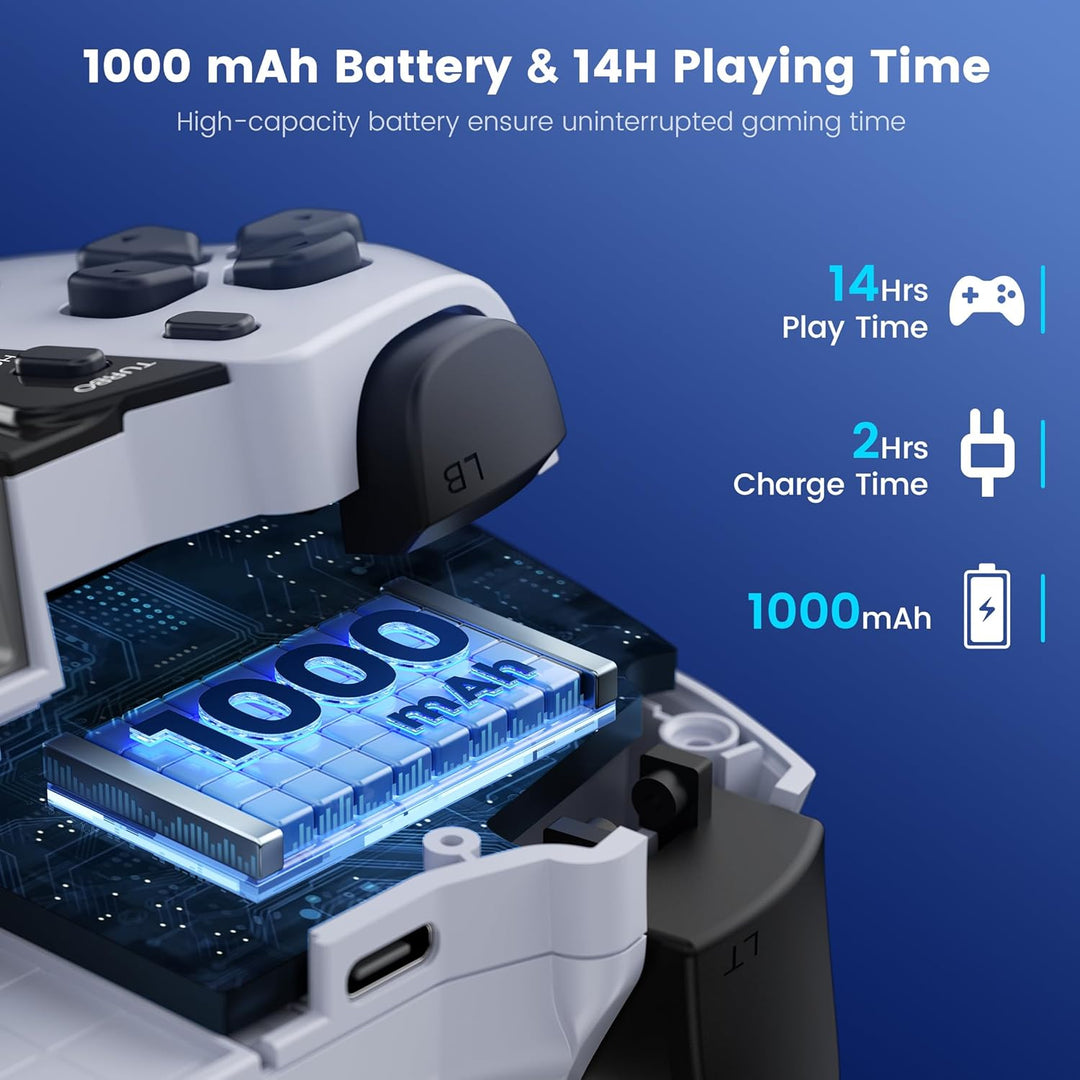Bluetooth Handy Controller für PS Remote Play, Smartphone Controller für iPhone/Android mit Hall-Eff