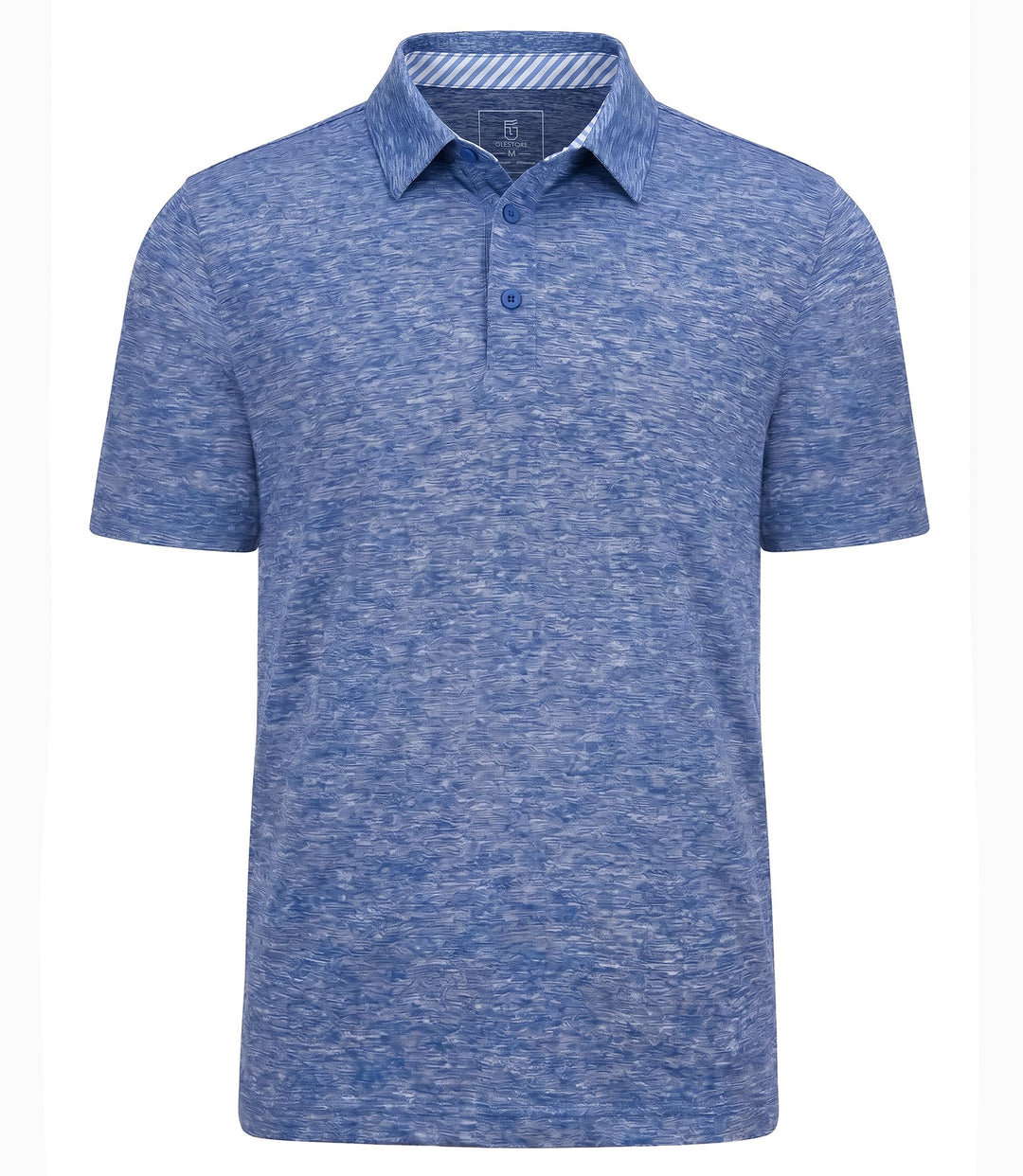 GLESTORE Poloshirt Herren Golf Kurzarm Poloshirts für Männer Polohemd Sport Polo Shirt M L1-light Bl