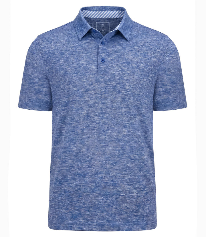 GLESTORE Poloshirt Herren Golf Kurzarm Poloshirts für Männer Polohemd Sport Polo Shirt M L1-light Bl