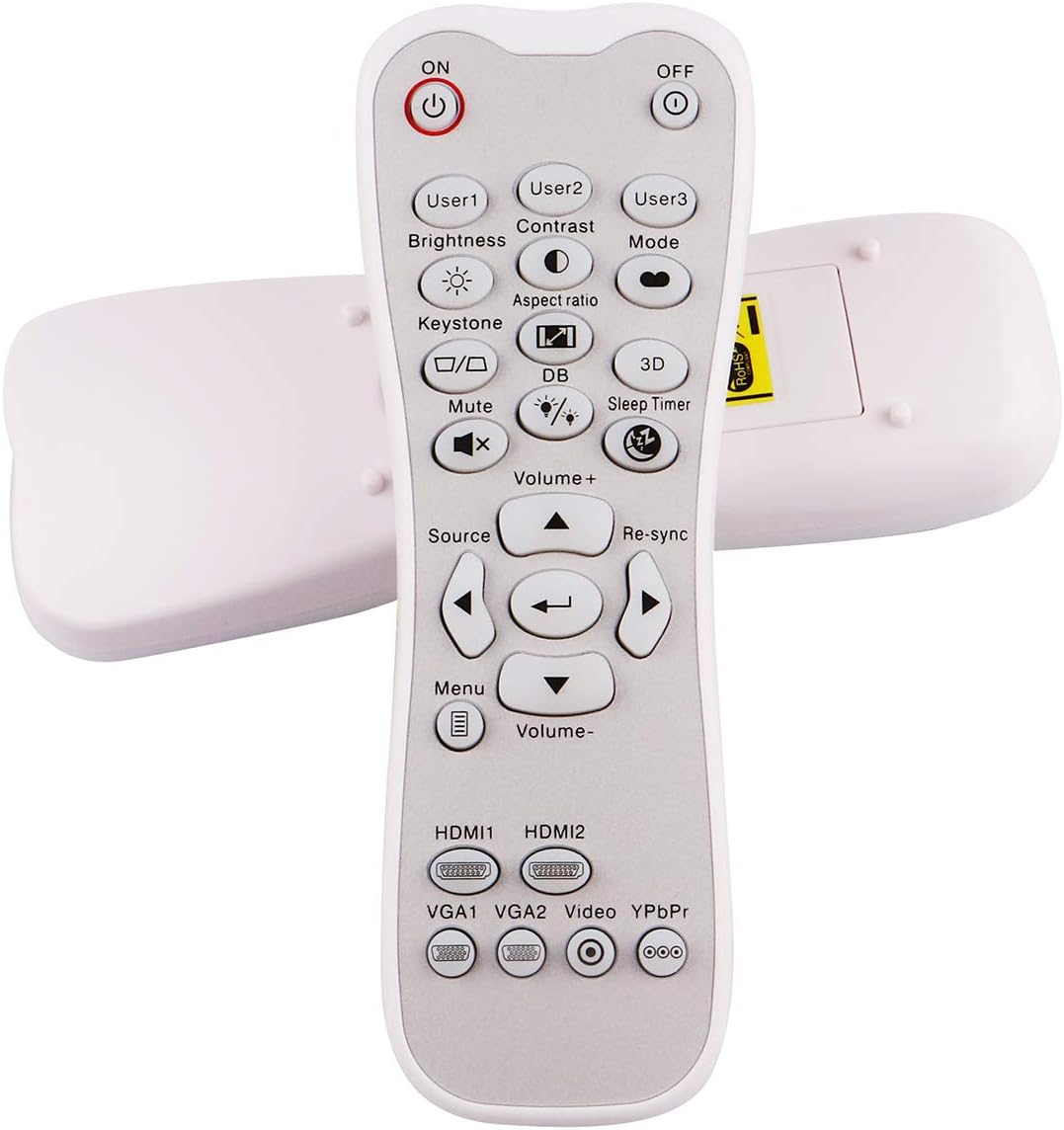 Aimdio BR-3003B Beamer Fernbedienung Für OPTOMA HD141X HD142X HD143X HD144X HD27 UHD60 UHD40 GT1080