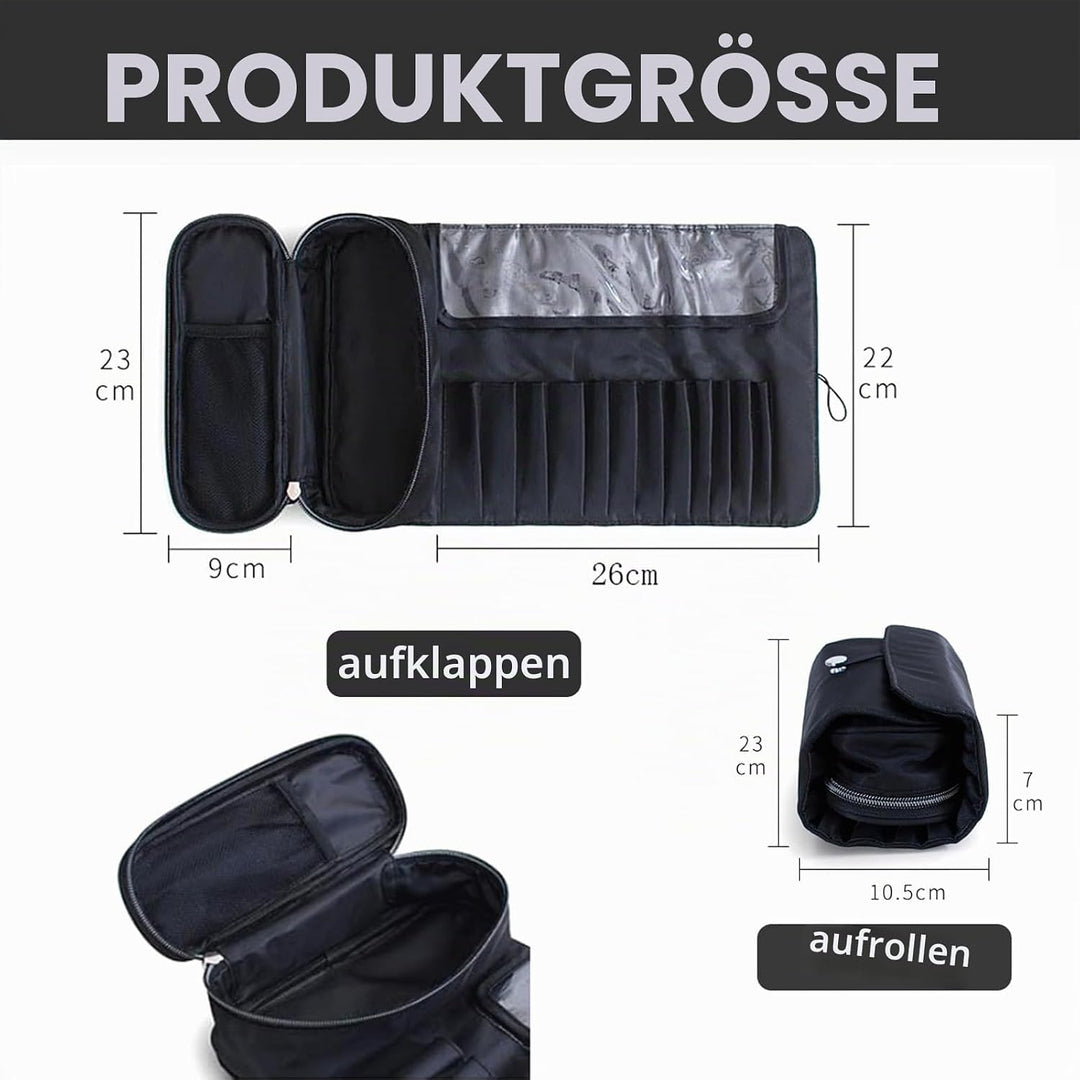Make-up-Tasche Taschen Kosmetik Pinsel Reise Schminktasche Aufbewahrungstasche Organizer Handtasche