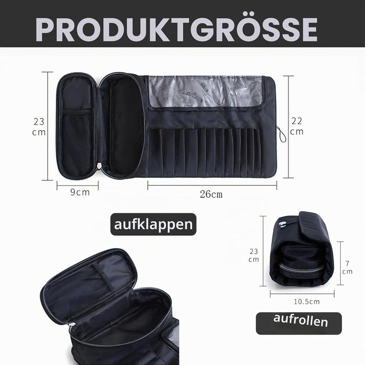 Make-up-Tasche Taschen Kosmetik Pinsel Reise Schminktasche Aufbewahrungstasche Organizer Handtasche