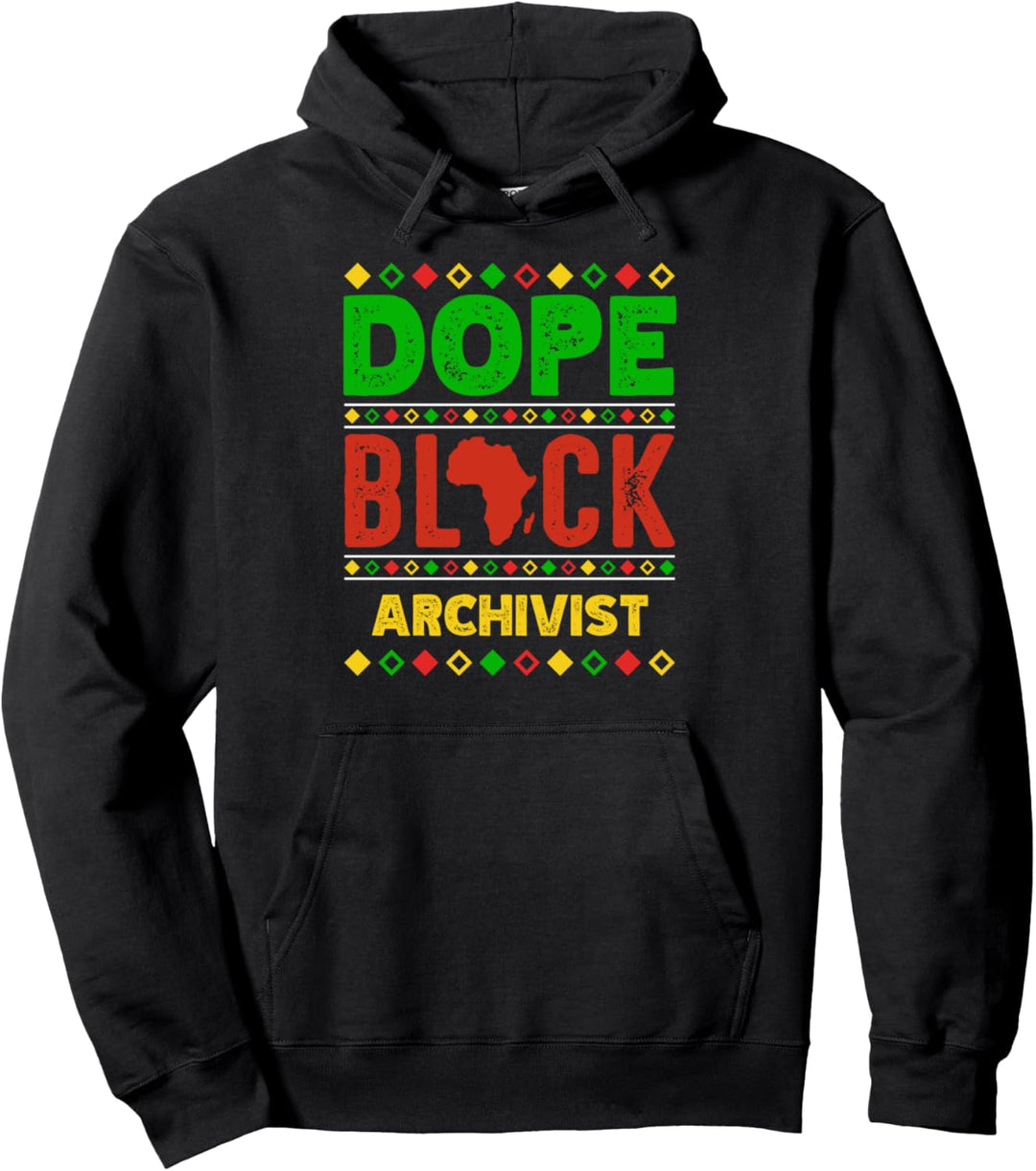 Dope Black Archivist Unapologetically African American Melan Pullover Hoodie
