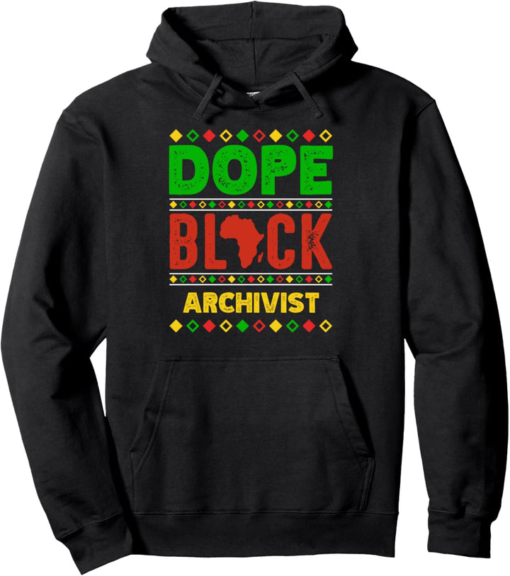 Dope Black Archivist Unapologetically African American Melan Pullover Hoodie