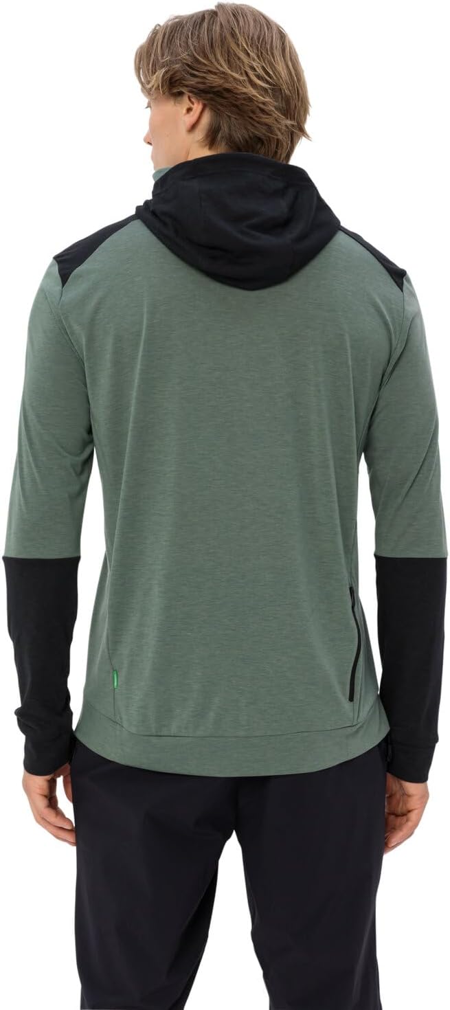 VAUDE Herren Men's Qimsa Hoody T-Shirt S Agave, S Agave
