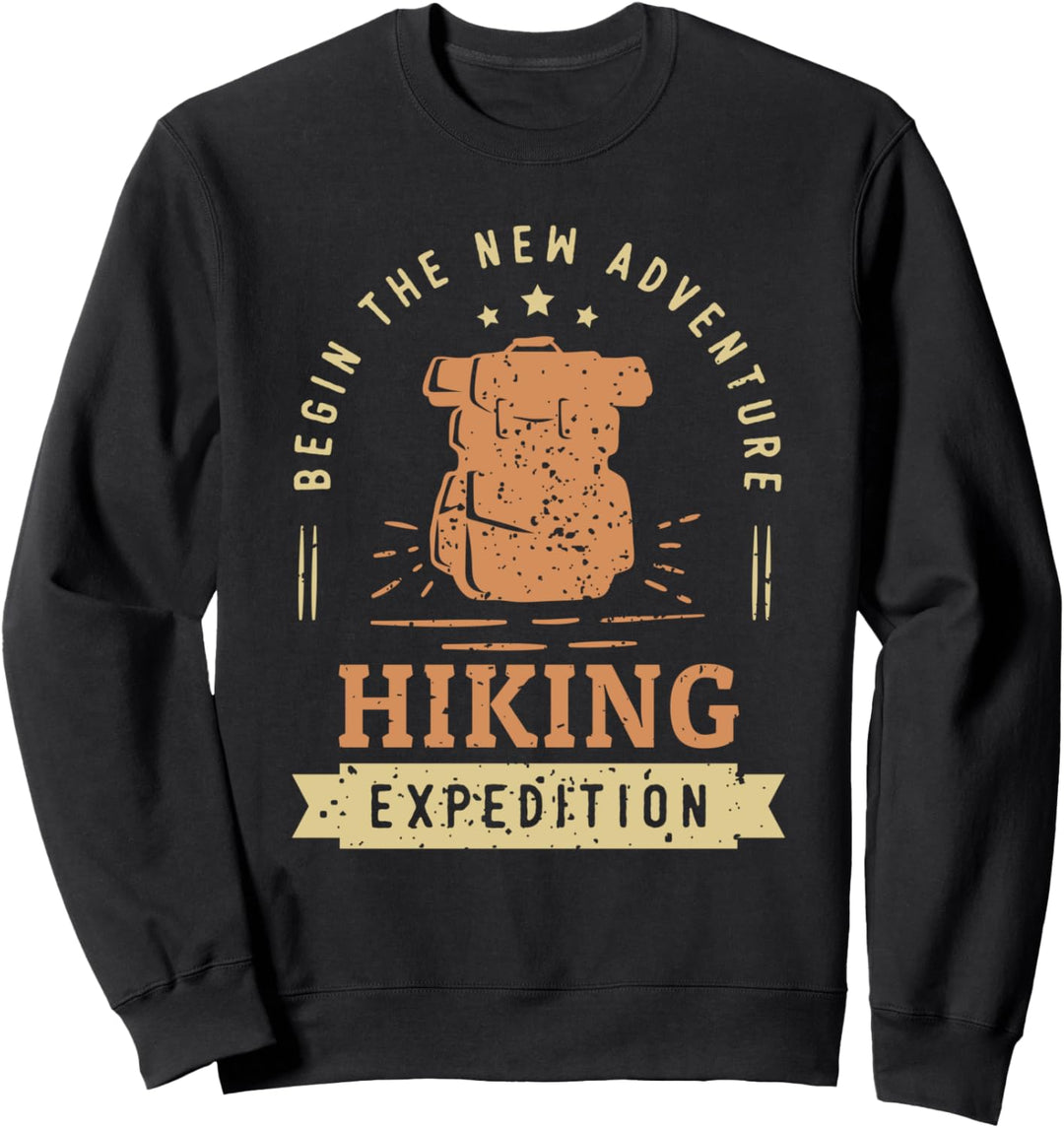 New Adventure Hiking Expedition Hiking Trekking Wandern Sweatshirt