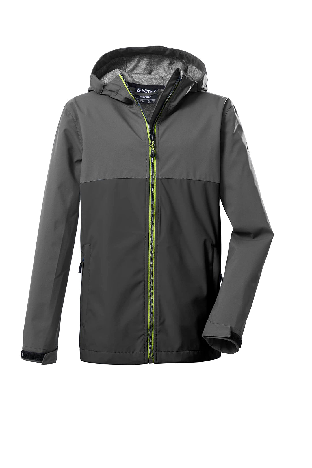 Killtec Jungen Kos 219 Bys Sftshll Jckt Softshelljacke/Outdoorjacke mit Kapuze 140 anthrazit, 140 an
