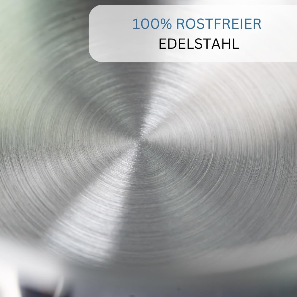 Westmark Butterpfännchen/Sossenwärmer, Mit Deckel, Sossenlöffel und Stövchen, Rostfreier Edelstahl,