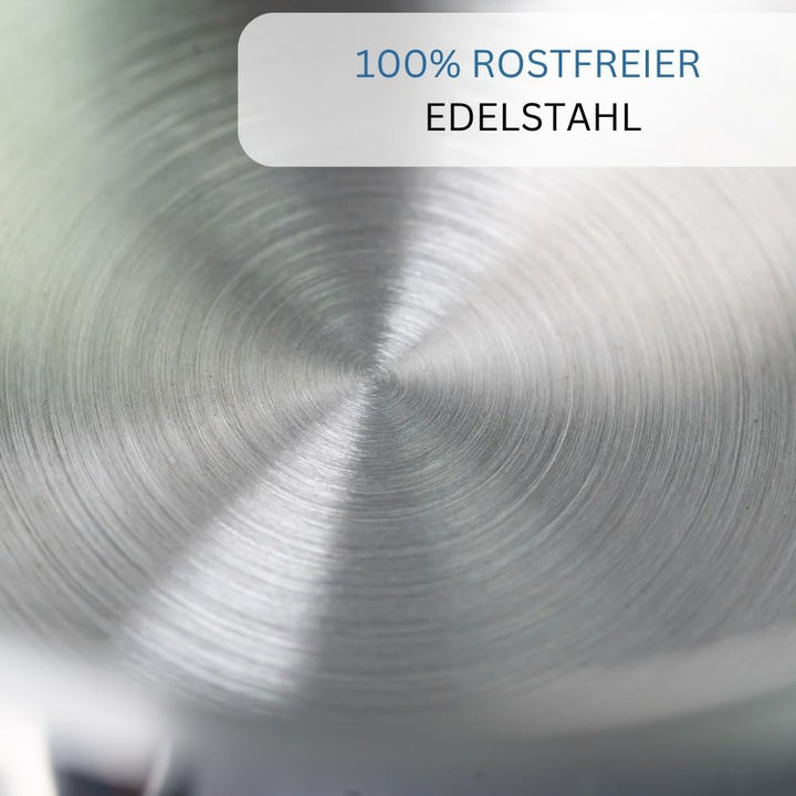 Westmark Butterpfännchen/Sossenwärmer, Mit Deckel, Sossenlöffel und Stövchen, Rostfreier Edelstahl,