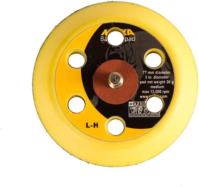 Mirka 8294791211 Schleifteller 1/4 Zoll Grip 6L Medium, 77 mm