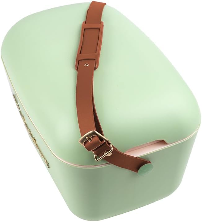 Kreher® Kühlbox Passive Kühlbox Kühltaschen Polar in Retro Vintage Design aus Kunststoff mit polysty